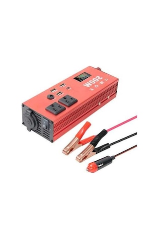 Dancemonkey 500w Güçlü Dc 12v-ac 110v Tip-c Usb Güç İnvertörü