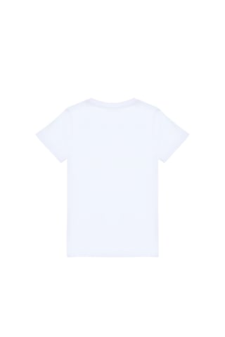 U.S. Polo Assn. Erkek Çocuk Beyaz Bisiklet Yaka Tişört 50307129-VR013