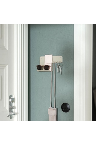 Ikea Havrekross Banyo Askısı 4 Kancalı 23 X 13 X 5 Cm Bej