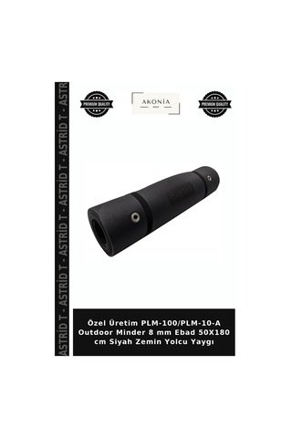Özel Üretim Plm-100/plm-10-a Outdoor Minder 8 Mm Ebad 50x180 Cm Siyah Zemin Yolcu Yaygı