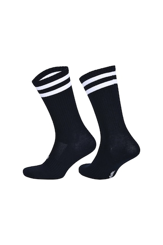 Norfolk Retro N-twist Bambu Ve Pamuklu Günlük Spor Çorabı beyaz