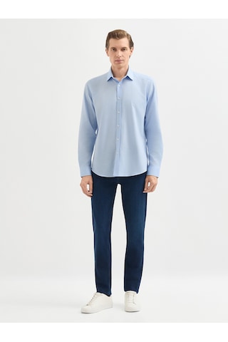 Karaca Erkek Slım Fıt Gömlek-açık Mavi 11.25w.04.012 Açik Mavi