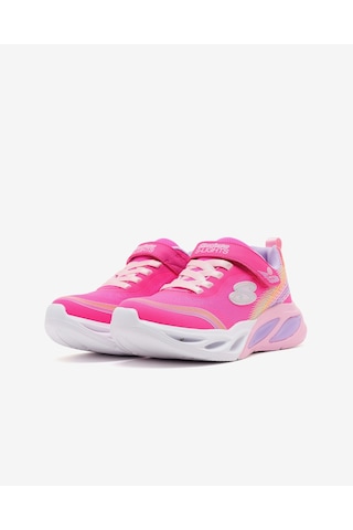 Skechers Cosmıc Glow - Raınbow Beam Büyük Kız Çocuk Pembe Işıklı Spor Ayakkabı 303709l Pkmt