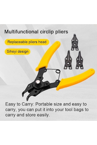 Carrier- Moda Trendleri "4 Uçlu Segman Pensesi - Ergonomik Tutma 1 Adet