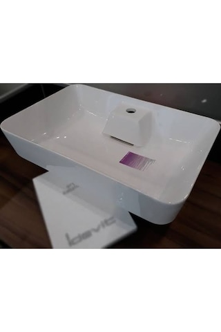 Idevit Slim Dikdörtgen Gizli Gider Çanak Lavabo 60CM Dahil