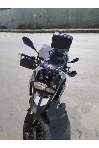 Bmw F800 F650 Uyumlu Uzun Cam Koyu Füme 45Cm 4Mm Zeus