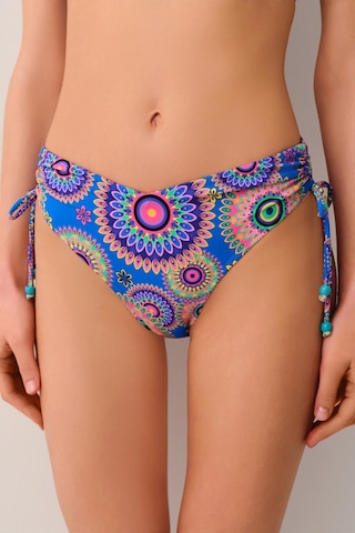 Suwen Mandala Yanı Büzgülü Bikini Alt Sb25415995995 Renkli Desenli