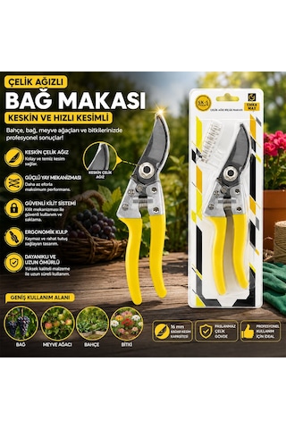 Emka 5523-144 Çelik Ağızlı Bağ Makası
