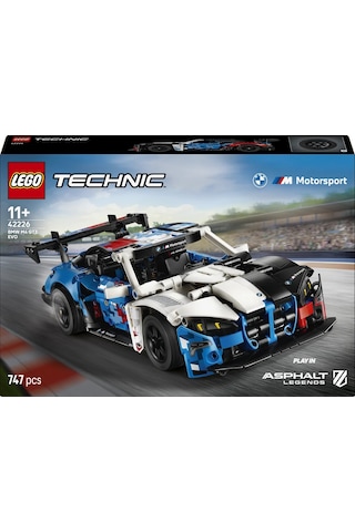 LEGO® Technic BMW M4 GT3 EVO Yarış Arabası 42226 - 11 Yaş Üzeri Çocuklar için Açılır Kapılar İçeren Oyuncak Yapım Seti (747 Parça)