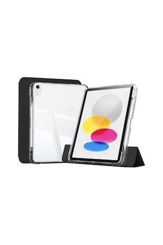 İpad 11 A16 2025 10. Nesil 10.9 Kılıf Magnetik Ayrılabilen Airbagli Sliding Tablet Kılıfı Kapaklı Kılıf