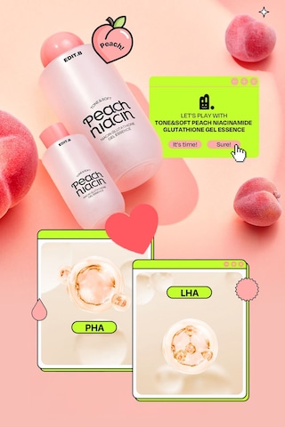 Edıtb Niasinamid ve Glutatyon İçeren Aydınlatıcı Jel Esans Edit.b Peach Niacin Glutathione Gel