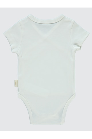 Civil Baby Bebek Organik Çıtçıtlı Badi 0-3 Ay Ekru Ekru