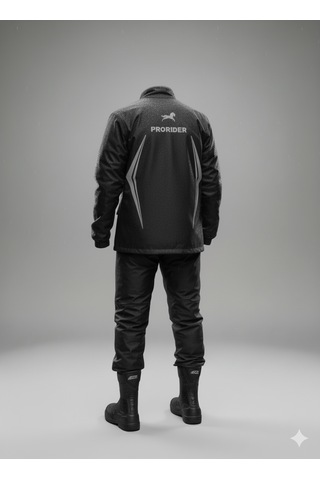 Premium Lux Yağmurluk Takım Alt Üst Su Ve Rüzgar Geçirmez Termal Motosiklet Yağmurluğu Unisex