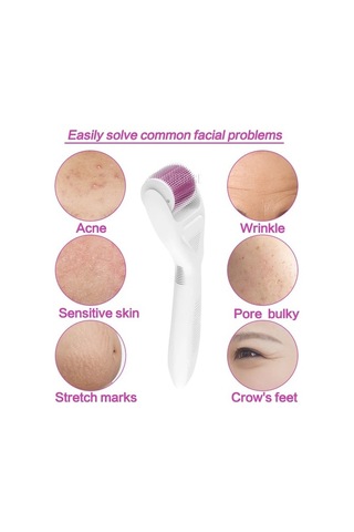 10ın1 Hydra Mikro İğneli Rulo Kiti Göz Yüz Vücut Cilt Dermaroller F6qxbh Çok Renkli