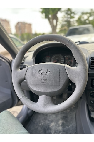 Hyundai Accent Admira Araca Özel Direksiyon Kılıfı Airbeg Gri Ren