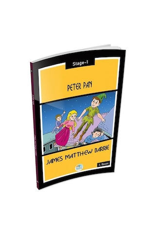 Peter Pan Stage 1 - James Matthew Barrie - Mavi Çatı Yayınları