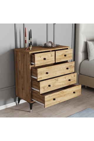 Moxen Mobilya S13 Çam Şifonyer