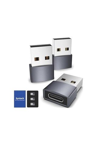 Usb C Kadın - Usb Erkek Adaptör 3'lü Paket Seyahat Olması Gerekenler, Alüminyum Usb C - Usb Adaptörü, Tip C Şarj Kablosu Güç Dönüştürücü Apple iPhone Uyumlu 17 16 15 Apple Watch Airpods Carplay İle