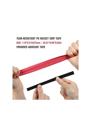 Flybuy Ve Tutma Ter Tenis Raket Malzeme Kaymayan, İçin Eva Emici, Bandı Badminton Adet 1/5 - Zo