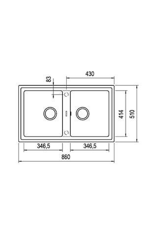 Teka Stone 90 B-Tg Siyah Granit Eviye