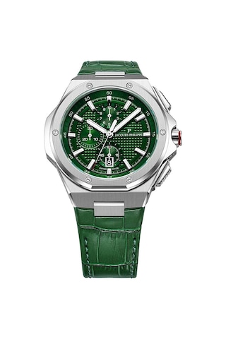 Jacques Philippe Jpqgc4813x6xs Erkek Kol Saati Ve Yedek Kordon Metalik Gri