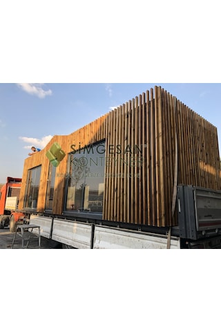 Tiny House Ahşap Pergole Konteyner