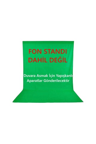 Lens Chromakey Green Screen Greenbox Yeşil Fon 150x200 Cm Fotoğraf Stüdyosu Youtube Tiktok Için Arkaplan Yeşil