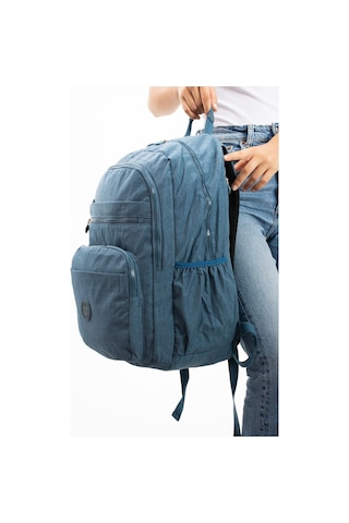 Ultra Hafif Çok Cepli Su Geçirmez Sırt Çantası Unisex Mavi Model: 571-1b - Mavi
