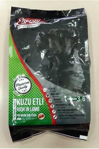 Energy Kuzu Etli Yetişkin Köpek Maması 1 KG