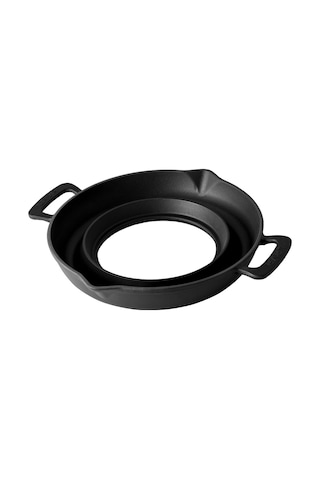 Lava Döküm Harici Grill Döküm Tablalı Tava. Metal Kulplu Tava