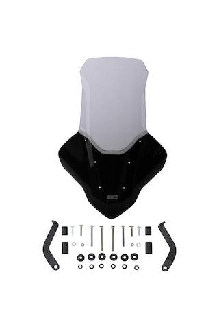 GP Kompozit Yamaha NMAX 125 / 155 2021-2024 Uyumlu Elcikli Uzun Tur Camı Füme 82 cm