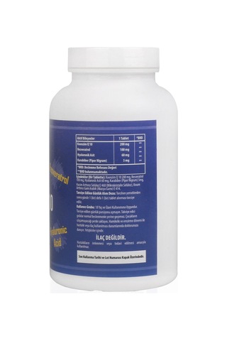 Ncs Coenzyme Q-10 200 MG Hyaluronik Acid 180 Tablet 2 Adet
