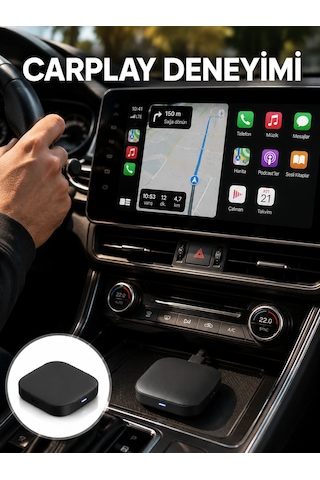 Çift Bant Wifi Android Auto Kablosuz Bağlantı Cihazı Yeni Nesil - Lisinya