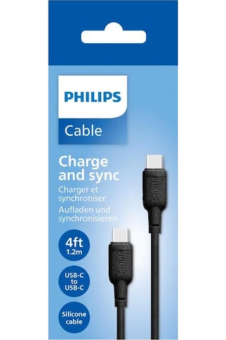 Philips Dlc6541c 60w Type-c To Type-c Şarj Kablosu 1.2m