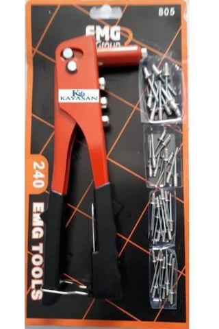 Emg Tools 4 Başlı Perçin Makinesi Perçin Aleti Ve Perçin Çivileri