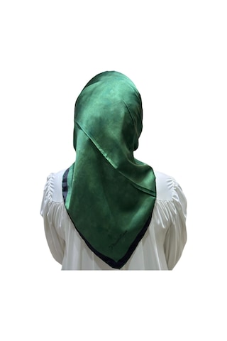 Piramit 90 X 90 Dj Luxer Rayon Eşarp-5972-2 - 90 X 90 / 17 Zümrüt