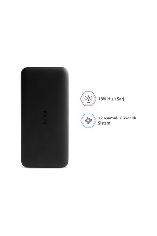 Özel Seri Cep Depo Yedekleme Redmi 20000 Mah Taşınabilir Hızlı Şarj Cihazı 18w Çok Renkli