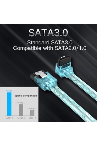 Vention Sata Data Kablo 3.0 90 Derece Kablo