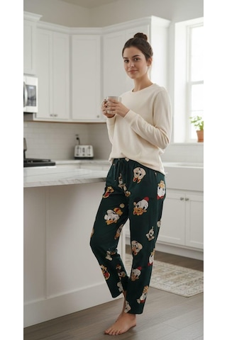 Sude Kadın Pijama Altı Yeşil