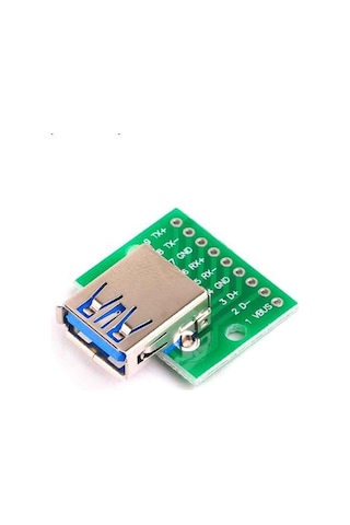 Wozlo Usb 3.0 A Dişi Dıp Dönüştürücü Adaptör Kartı 9 Pin 2.54mm Pcb Dönüştürücü - 2 Adet