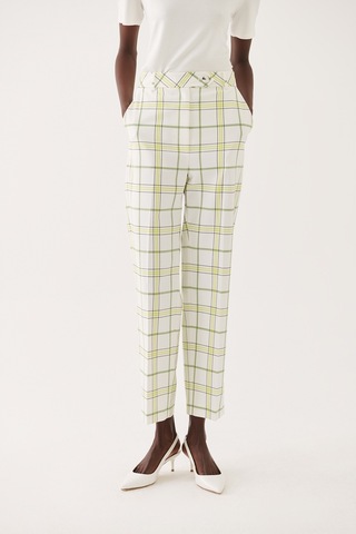 Perspective Adries Regular Fit Ekru Misket Limonu Renk Pantolon Ekru