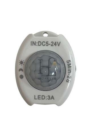 5-24 Volt 3a Fotosel Sensör Gece Gündüz Sensörü Led Kontrol Modülü Beyaz
