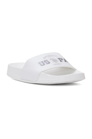 U.s. Polo Assn. 101984308 5m Arwen 5fx Kadın Düz Terlik Beyaz Beyaz