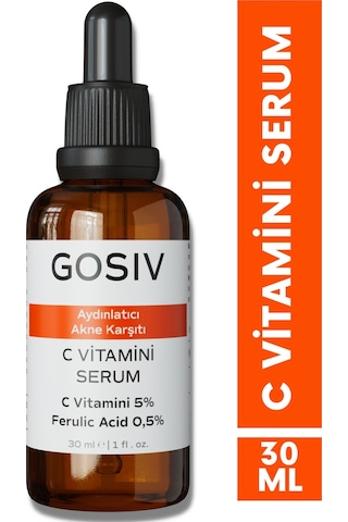 Gosiv Aydınlatıcı ve Akne Karşıtı Vitamin C Serum 30 ML