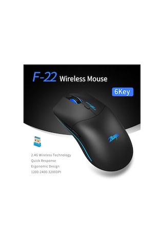 Springsun Zelotes F-22 2.4Ghz Kablosuz Optik Mouse