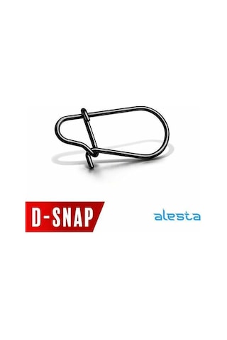 Alesta D-snap No:000 Siyah Nikel Klips 15 Adet 3kg Çeker