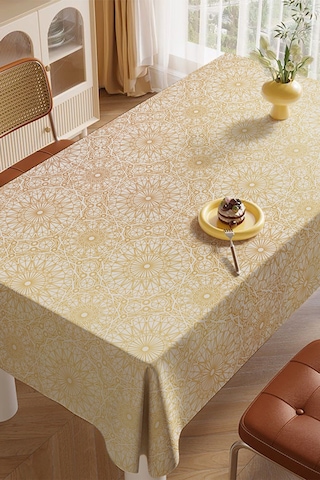 Sarı Ramazan Temalı Masa Örtüsü Sarı Sarı Ramazan Temalı Masa Örtüsü Sarı