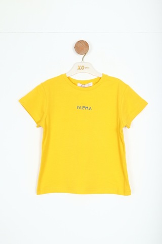 Xo Kids Kız Çocuk Tişort 4-8 Yaş 38557 Sarı