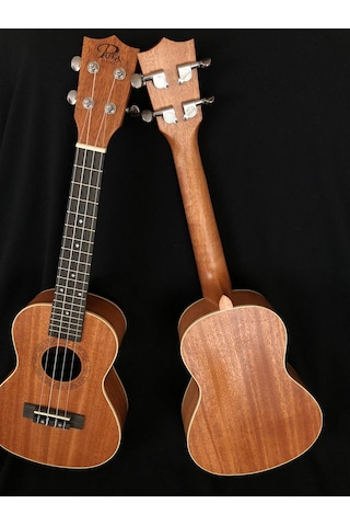 Puka Concert Ukulele Maun Ağacı Kılıf ve Pena