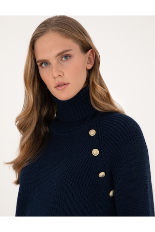 Pierre Cardin Kadın Lacivert Kazak /triko 50310923-vr033 Lacivert